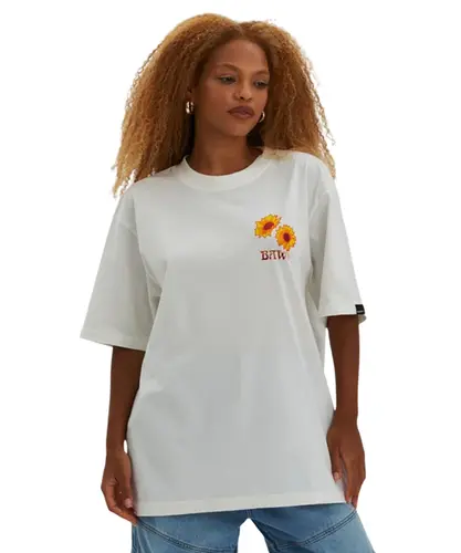 Camiseta Baw Regular Sun Seekers Off White