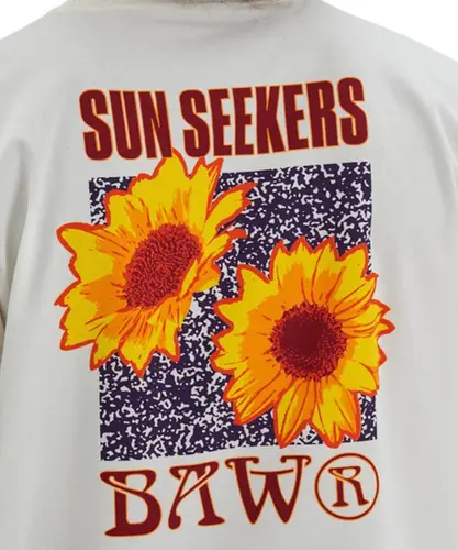 Camiseta Baw Regular Sun Seekers Off White