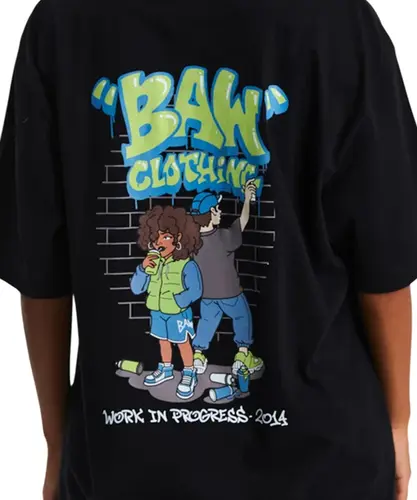 Camiseta Baw Regular Progress Preto
