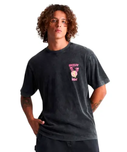 Camiseta Baw Future X Smiley Preto