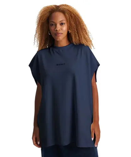 Regata Baw Oversized Selfie Logo Colors Marinho