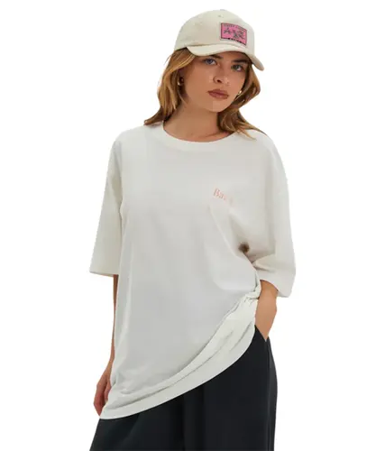 Camiseta Baw Regular We Love Baw Off White