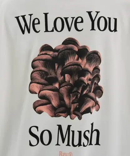 Camiseta Baw Regular We Love Baw Off White
