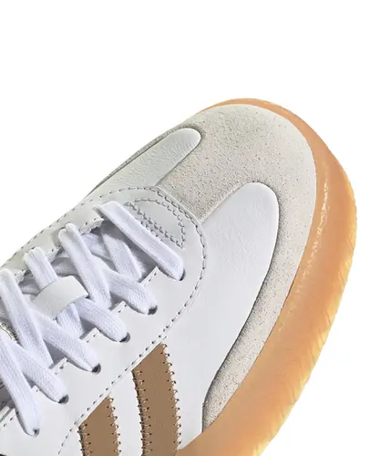 Tênis Adidas Sambae Branco e Marrom