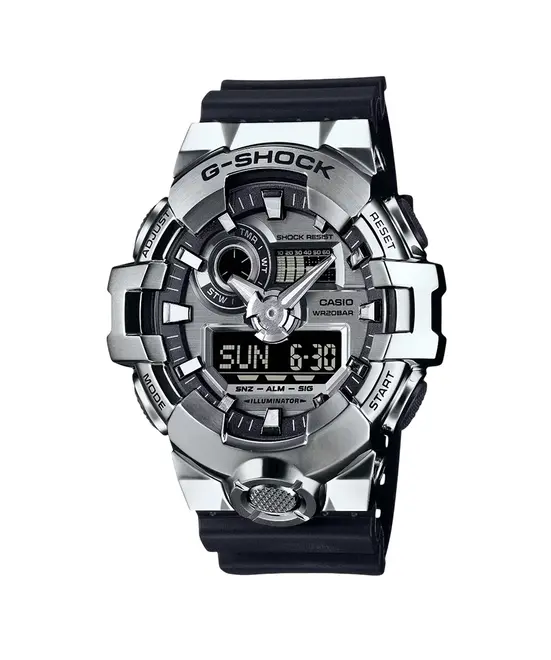 Relógio G-Shock G-Steel Prata Preto - Relógio G-Shock G-Steel