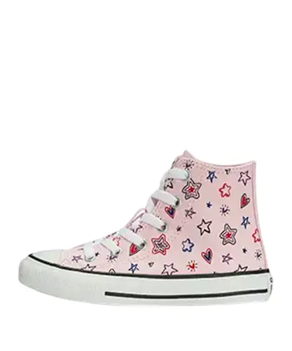 Tênis Converse Chuck Taylor All Star Star Essentials Creme Rosa