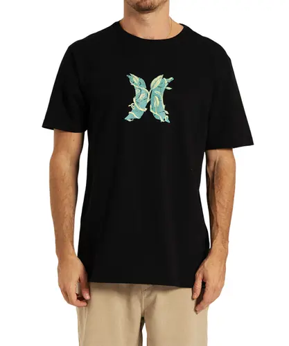 Camiseta Hurley Icon Garden Oversize Preto