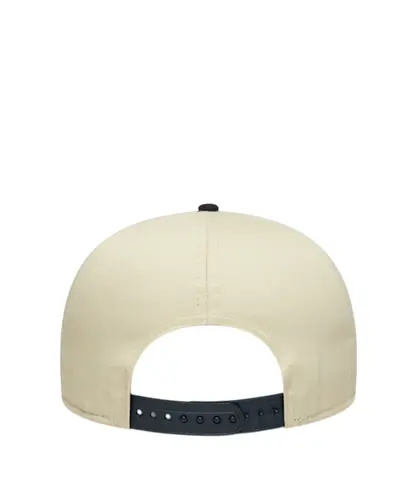 Boné New Era Heritage PC 19Twenty Creme e Azul Marinho