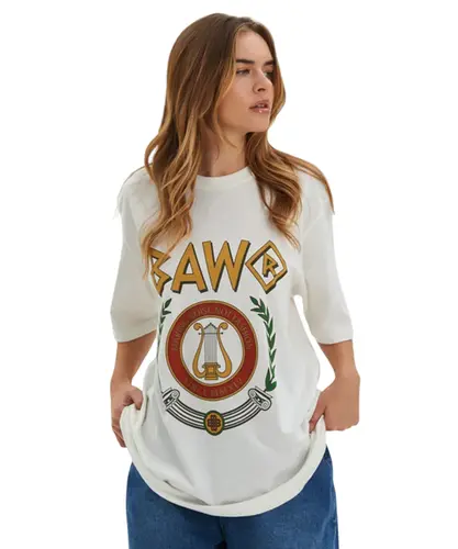 Camiseta Baw Regular Pantheon Off White