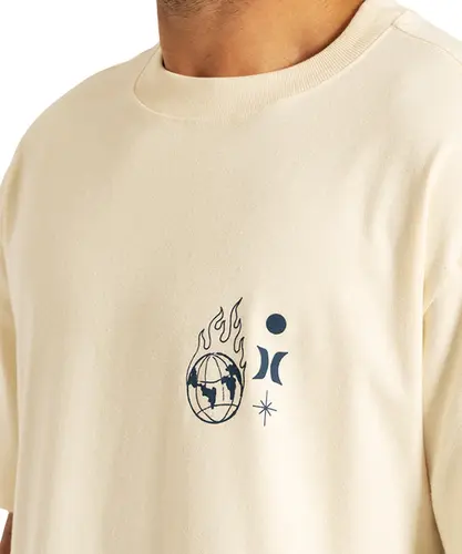 Camiseta Hurley Especial Letters Off White