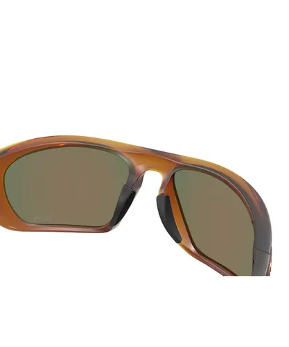 Óculos Oakley Mbappe Lateralis Matte Dark Amber Prizm Ruby