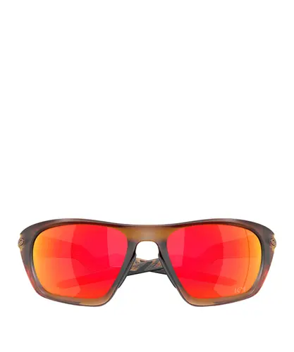 Óculos Oakley Mbappe Lateralis Matte Dark Amber Prizm Ruby