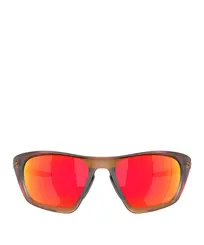 Óculos Oakley Mbappe Lateralis Matte Dark Amber Prizm Ruby