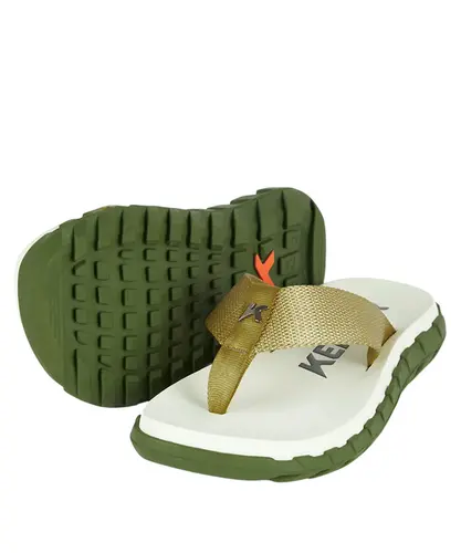 Chinelo Kenner Megah Verde Militar Baunilha