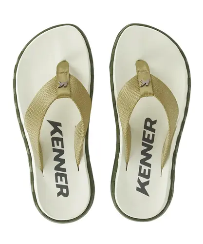 Chinelo Kenner Megah Verde Militar Baunilha