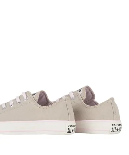 Tênis Converse Chuck Taylor All Star Ox Canvas +1 Marfim Creme Rosa