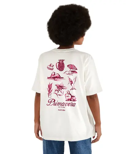 Camiseta Farm Kit Primavera Off White