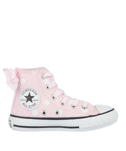 Tênis Converse Kids Chuck Taylor All Star Hi Better In Bows Creme Rosa
