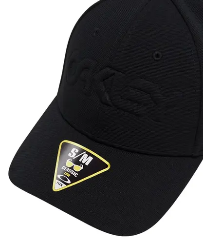 Boné Oakley 6 Panel Stretch Hat Embossed L/XL Black