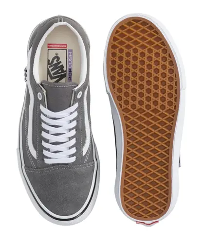 Tênis Vans Old Skool Skate Pewter White