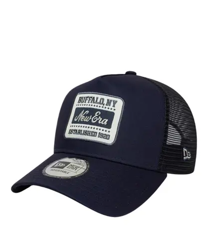 Boné New Era 9Forty A-Frame Trucker Booking Program Marinho