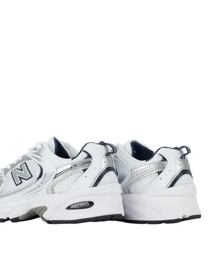 Tênis New Balance 530 Branco Prata Marinho - Tênis New Balance 530