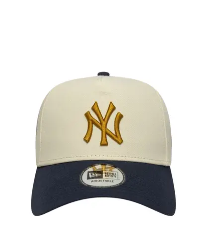 Boné New Era 9FORTY A-Frame New York Yankees Bege