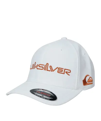 Boné Quiksilver Emb Type Down Word White