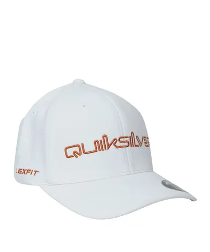 Boné Quiksilver Emb Type Down Word White