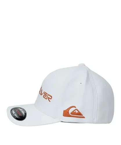 Boné Quiksilver Emb Type Down Word White