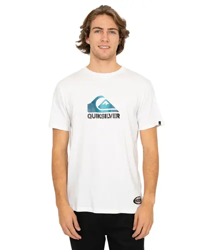 Camiseta Quiksilver Soft Hologram Branco