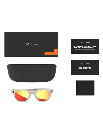 Óculos Oakley Meta HSTN Prizm Ruby Warm Grey Frame