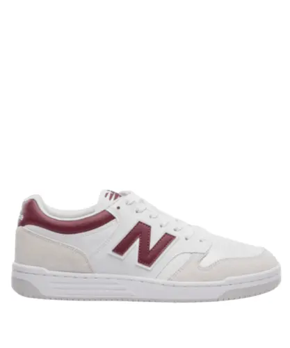 Tênis New Balance 480 Low Branco Vinho