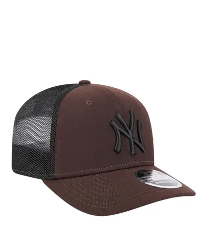 Boné New Era 9SEVENTY Stretch Snap NY Yankees Marrom