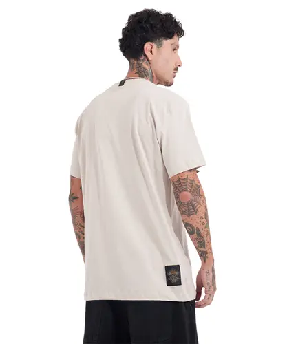 Camiseta MCD Regular As De Espada Bege Poeira
