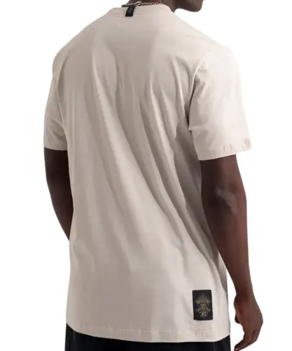 Camiseta MCD Regular Caveira Cartola Bege Poeira