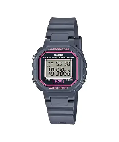 Relógio Casio Digital Cinza Rosa