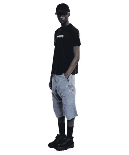 Camiseta Oakley x Piet Caution Ripped Jetblack
