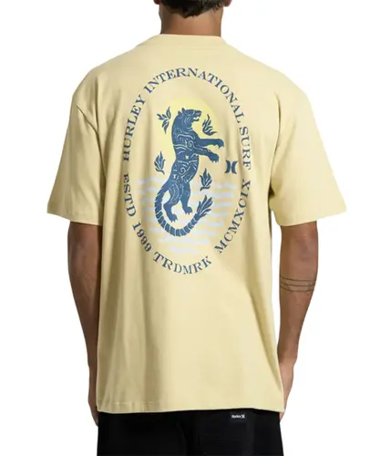 Camiseta Hurley Especial Wheels Bege