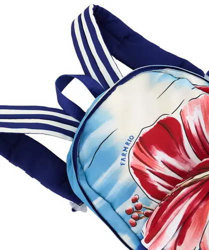Mochila Farm Xodó Hibisco de Verão Navy