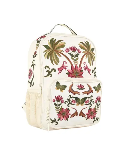 Mochila Farm Me Leva Amazônia Chic Off White