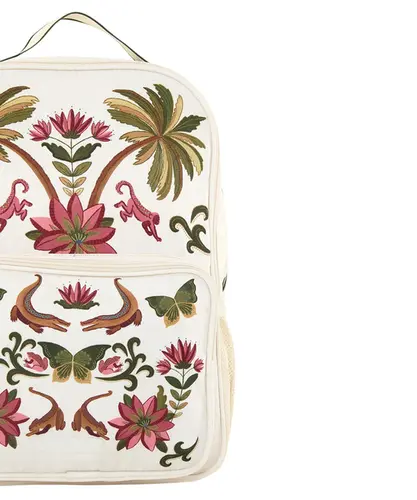 Mochila Farm Me Leva Amazônia Chic Off White