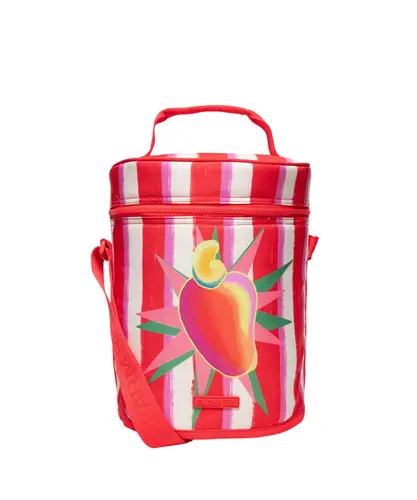 Cooler Farm Etc Farofa Caju Listrado Rosa