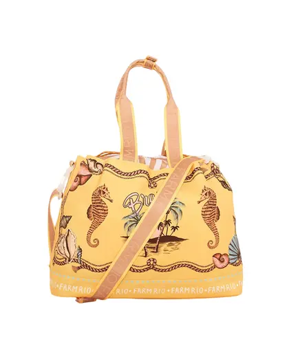 Bolsa Farm Carioca Souvenir Bahia Amarelo