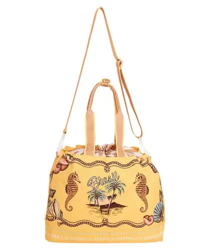 Bolsa Farm Carioca Souvenir Bahia Amarelo