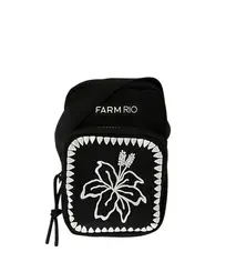 Bolsa Farm Da Gema Hibisco Surfarm Preto