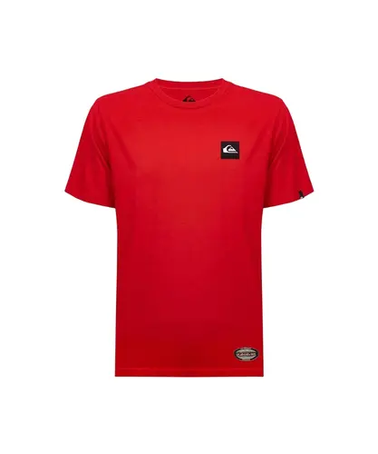 Camiseta Quiksilver Emb Square Vermelho