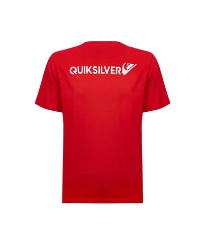 Camiseta Quiksilver Emb Square Vermelho