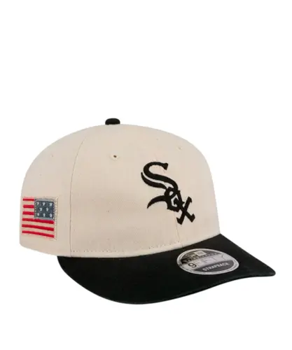 Boné New Era 9FIFTY RETRO CROWN MLB Chicago White Sox Branco Preto