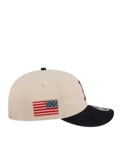 Boné New Era 9FIFTY RETRO CROWN SN Boston Red Sox MLB Off White Marinho